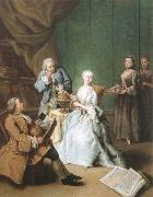 Pietro Longhi The geography hour oil painting